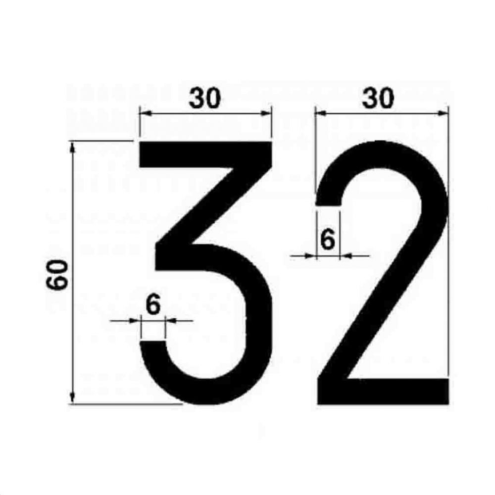 Numeri e Lettere adesivi